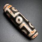 Rare Tibetan Buddhism Agate 9 Eyes Totem Dzi Bead Amulet Necklace Pendant Z3185
