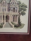 Vintage Charles Holbrook Mansion Finished Framed Needlepoint Signed 2002