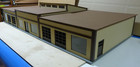 Custom Model Garage showroom store office 1 48-1 50 Diorama 20 x 40 