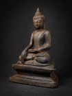 Old Bronze Burmese Buddha Statue From Burma  myanmar   Middle 20th Century