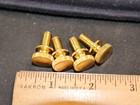 1 4-20-1 2  Brass Thumb Screws Lot Of 4 For Mechanical Applications