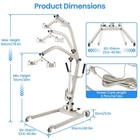New Electric Patient Lift Foldable Transfer Assist 510lbs Capacity Used