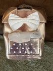 Bioworld Disney Amigo Minnie Mouse 11 Inch Detachable Pouch Mini-backpack Nwt