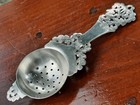 Sterling Silver Hand Made Stavre Gregor Panis Oak Leaf Acorn Motif Tea Strainer