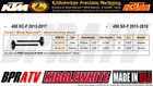 13-18 Ktm 450 Sx-f Sxf 450 Kibblewhite Intake Valves Exhaust Valve Kit Red Seals
