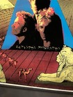 Vintage 1983 The Police Zenyatta Mondatta Black Light Flocked Poster Funky 35x23