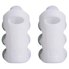  2pcs Shower Head Holder Suction Cup Bracket Removable Bathroom Accessory For 