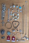Huge Sterling Silver  925 Jewelry Lot To Scrap Or Sell   448 Grams Total Weight