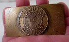 Rare Vintage Y-indian Guides Ymca Father   Son Pals Forever Brass Belt Buckle