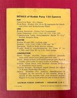Vintage 1950s Kodak Pony 135 35mm Camera Instruction Manual