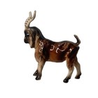 Hagen Renaker Monrovia Brown Papa Billy Goat And Baby Kid 1950s Miniature 2 5 