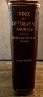 Antique Medical Book 1936 Index Of Differential Diagnosis 742 Illustrations L  k