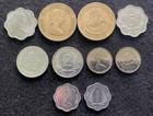 East Caribbean 5 Coins Set 1 2 5 10 Cents   1 Dollar World Coins