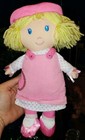 Kid Preferred Baby Doll Plush Lovey Hearts Overall Corduroy Dress Yarn Hair  a