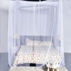 Mosquito Net  4 Corner Post Bed Canopy  Quick And Easy Installation For King