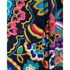 Vintage Paisley Quilted Robe Duster Coat Made In Usa Sz  Small Pockets