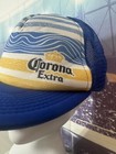 Corona Extra Foam Hat Cap Snapback Blue Beer Trucker Waves Water Stripes Alcohol
