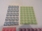 Us Stamp Collection- 9 Blocks partial Sheets  h154 