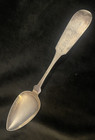 Antique Newell Matson American Coin Silver 8 3 4    Serving Spoon Mono 45g        