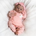 Washable Reborn Baby Dolls Full Body Vinyl Silicone Realistic Newborn Girl Doll