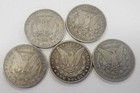 1878-1904 Morgan Silver Dollars Mixed Dates lots Of 5 