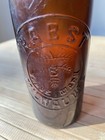 Antique Early 1900   s Amber Pabst Brewing Company Milwaukee Beer Bottle Embossed