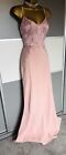 Quiz Elegant Lace Sequin Evening Cocktail Party Prom Cruise Maxi Dress Size 10