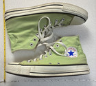 Vintage Converse Chuck Taylor All Star Shoes Men 7 5 Green Made In Usa High Top