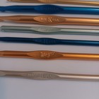Mixed Lot Vtg Crochet Hooks Bates Boye Usa Japan Multicolor Metal Plastic