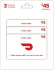 Gift Cards 3x  15 Physical Restaurant Delivery Food App Credits No Fees