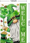 St  Patrick s Day Double-sided Gnome Garden Flag 12x18 Inch Outdoor Banner