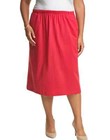 Jms Knit Studios Jersey  Lightweight Matchable Plus Size A-line Skirt Cotton