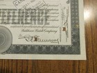 1935 Waltham Watch Company Stock Certificate 10 Shares Lot V Signed Cancelled