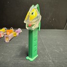 Lot Of 8 Crystal Head Pez Dispensers Vintage With Feet Various Characters