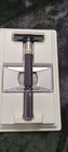Vintage Gillette Super Adjustable Razor W  Platinum Plus Blades Usa Made