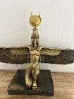 Goddess Isis Sculpture - Ancient Bronze Bust Statue - 8 8    Egyptian Figurine