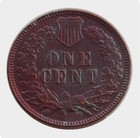 1870 Indian Head Cent Penny  Gorgeous Red  Superb
