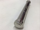 Vintage Silver Birth Certificate Holder Metal Tube