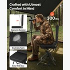 Uimoso 360   Swivel Hunting Chair With Foldable Design  Backrest  And Armrests