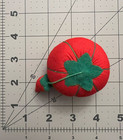 Vintage Sewing Tomato Pin Cushion With Strawberry