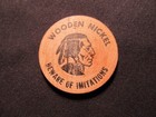 Olean  New York Wooden Nickel Token - Rock City Park Wooden Nickel Coin - Ny
