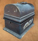 Edison Standard Cylinder Phonograph Banner Style Case Only As Is