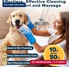 6pcs Grooming   Bath Supplies For Dogs  Cats   Dog Washing Gloves   Dog Bath Bru