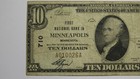  10 1929 Minneapolis Minnesota Mn National Currency Bank Note Bill Ch   710 Fine