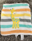     Nwot Baby Unisex Clothes Blanket Bibs Socks Mix Lot Giraffe Orange Stripes