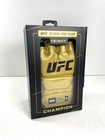 Ufc 5eight Champion Official Fight Gloves Gold Leather Mma Medium M Uhk-90584