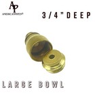 A Brass-plated Large Bowl And Cap