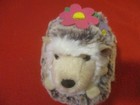 Douglas Spunky Hedgehog Plush Toy Stuffed Animal 5  W  Flowers On Head