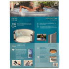 Saluspa Corsica Energy-saving Smart Airjet Inflatable Hot Tub  77  X 28   Grey