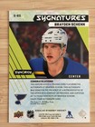 2024-25 Upper Deck Ud Synergy Hockey Brayden Schenn Sygnatures Auto   S-bs